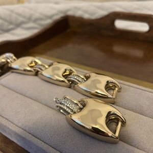 Alexis Bittar Gold Link Choker Necklace